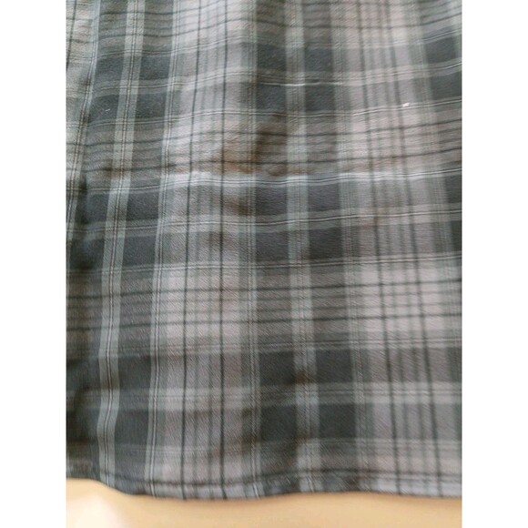 Columbia Omni-Shade Shirt Mens M Gray Plaid L.S. Sun Protection Outdoor Hiking M - Picture 16 of 16